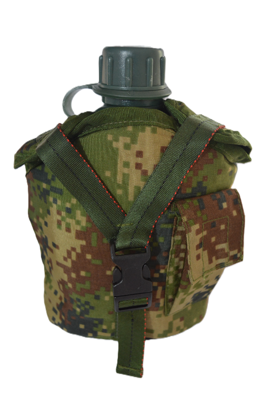 Porta cantimplora tipo us camuflado